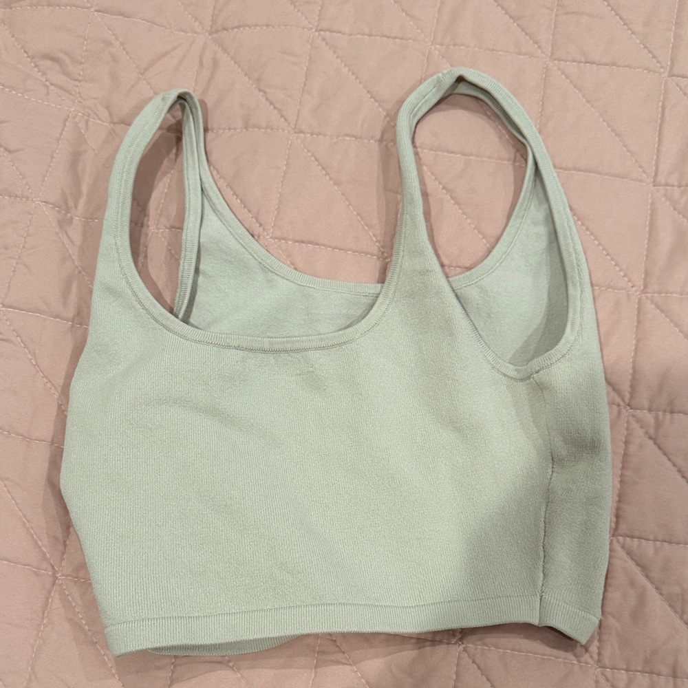 Babaton Light Sage Ribbed Knit Tank - Picture 2 of 2